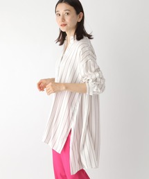 LEPSIM | ストライプシャツチュニック2　294903(シャツ/ブラウス)