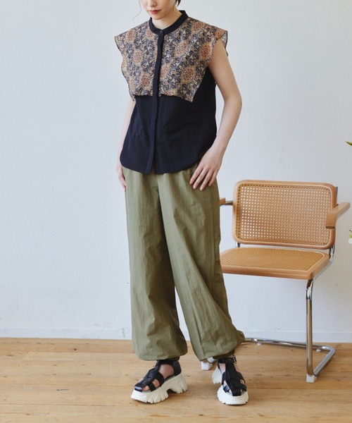idem（イデム）の「【ZOZOTOWN限定】drost loose cargo pants/ドロストルーズカーゴパンツ【Sサイズ展開あり】（カーゴパンツ・レディース・カーキ/マスタード・SMALL/FREE）」の13枚目の写真