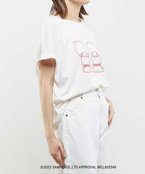 SOFFITTO（ソフィット）の「【Little Twin Stars×soffitto】キキ＆ララ/JAMBOREEグラフィックTシャツ（Tシャツ/カットソー・レディース・ブラック/オフホワイト・FREE）」の3枚目の写真