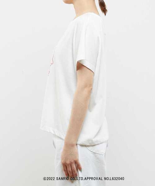 SOFFITTO（ソフィット）の「【Little Twin Stars×soffitto】キキ＆ララ/JAMBOREEグラフィックTシャツ（Tシャツ/カットソー・レディース・ブラック/オフホワイト・FREE）」の6枚目の写真