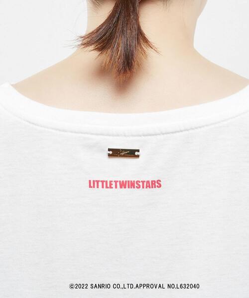 SOFFITTO（ソフィット）の「【Little Twin Stars×soffitto】キキ＆ララ/JAMBOREEグラフィックTシャツ（Tシャツ/カットソー・レディース・ブラック/オフホワイト・FREE）」の10枚目の写真