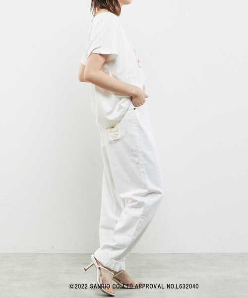 SOFFITTO（ソフィット）の「【Little Twin Stars×soffitto】キキ＆ララ/JAMBOREEグラフィックTシャツ（Tシャツ/カットソー・レディース・ブラック/オフホワイト・FREE）」の12枚目の写真