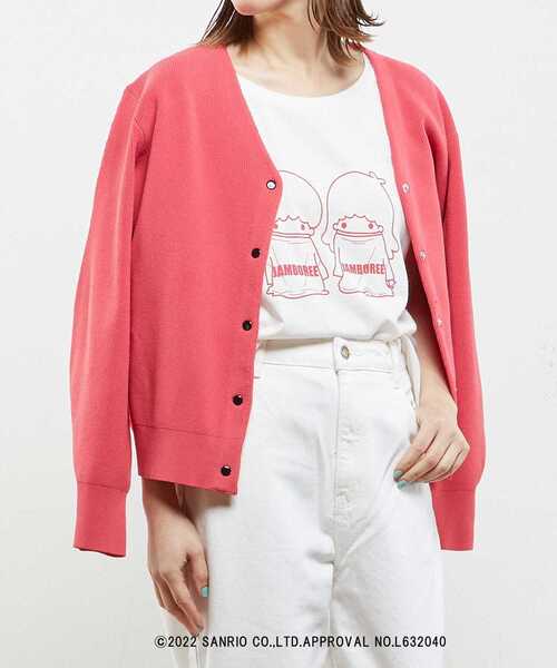 SOFFITTO（ソフィット）の「【Little Twin Stars×soffitto】キキ＆ララ/JAMBOREEグラフィックTシャツ（Tシャツ/カットソー・レディース・ブラック/オフホワイト・FREE）」の17枚目の写真