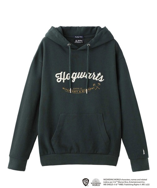 EASTBOY(イーストボーイ)の「パーカ 裏毛 Harry Potter ハリー ポッター HOGWARTS ホグワーツ(パーカー・レディース・ボルドー/ダークグリーン/ベージュ/チャコール・F)」の3枚目の写真