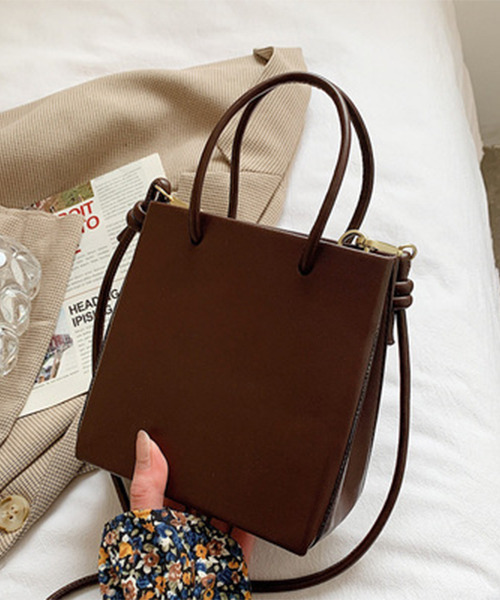 c.u.l(シーユーエル)の「2wayスクエアミニショルダーバック cula417(ショルダーバッグ・レディース・ライトブラウン/アイボリー/ブラック/ダークブラウン・FREE)」の16枚目の写真