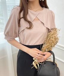 apres jour | パフスリーブフロントオープントップス【ZOZOTOWN限定アイテム】(Tシャツ/カットソー)