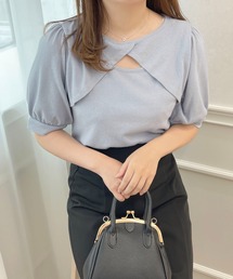 apres jour | パフスリーブフロントオープントップス【ZOZOTOWN限定アイテム】(Tシャツ/カットソー)