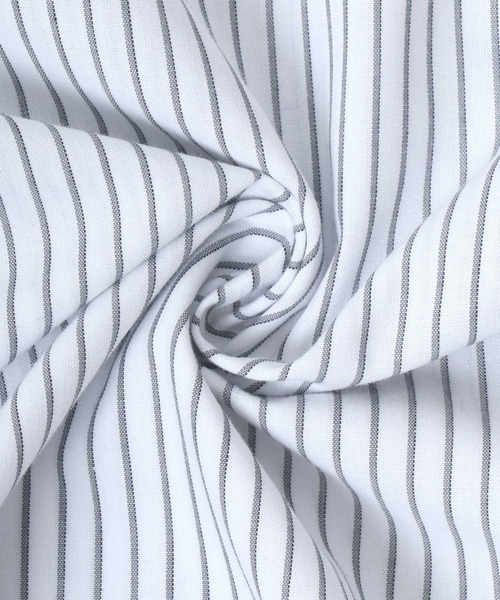 ANPAS(アンパス)の「ANPAS Oversize Drop Shoulder Stripe Broadcloth Shirt/ANPAS 別注 オーバーサイズ ドロップショルダー ストライプ ブロードシャツ(シャツ/ブラウス・メンズ・ホワイト系その他/ブルー系その他/ブルー系その他2/ブルー系その他3・M/L)」の5枚目の写真