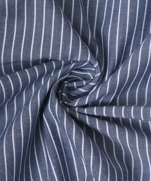 ANPAS(アンパス)の「ANPAS Oversize Drop Shoulder Stripe Broadcloth Shirt/ANPAS 別注 オーバーサイズ ドロップショルダー ストライプ ブロードシャツ(シャツ/ブラウス・メンズ・ホワイト系その他/ブルー系その他/ブルー系その他2/ブルー系その他3・M/L)」の6枚目の写真