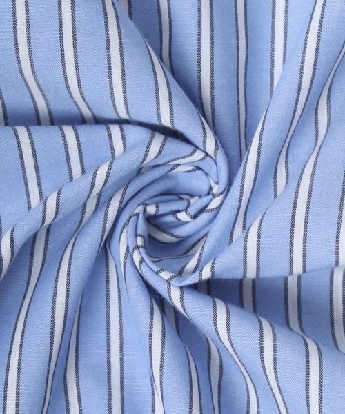 ANPAS(アンパス)の「ANPAS Oversize Drop Shoulder Stripe Broadcloth Shirt/ANPAS 別注 オーバーサイズ ドロップショルダー ストライプ ブロードシャツ(シャツ/ブラウス・メンズ・ホワイト系その他/ブルー系その他/ブルー系その他2/ブルー系その他3・M/L)」の7枚目の写真