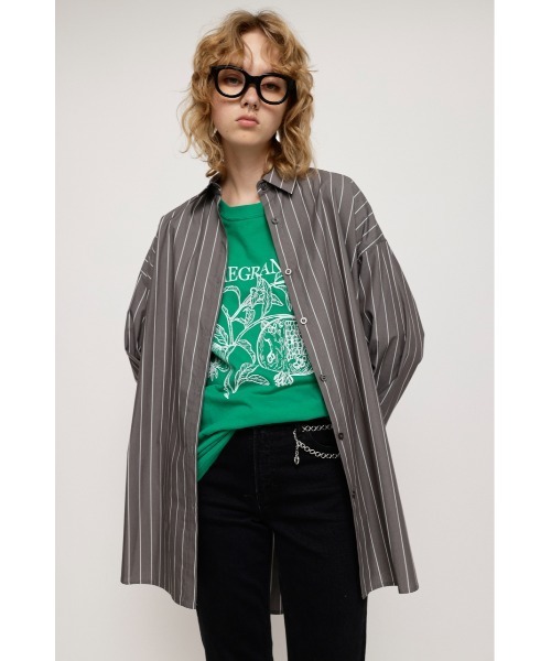 SLY（スライ）の「LOOSE OVER ARMSLIT SH ルーズ オーバー アームスリット シャツ（シャツ/ブラウス・レディース・ホワイト/ブルー/ピンク系その他/グレー系その他2・FREE）」の3枚目の写真