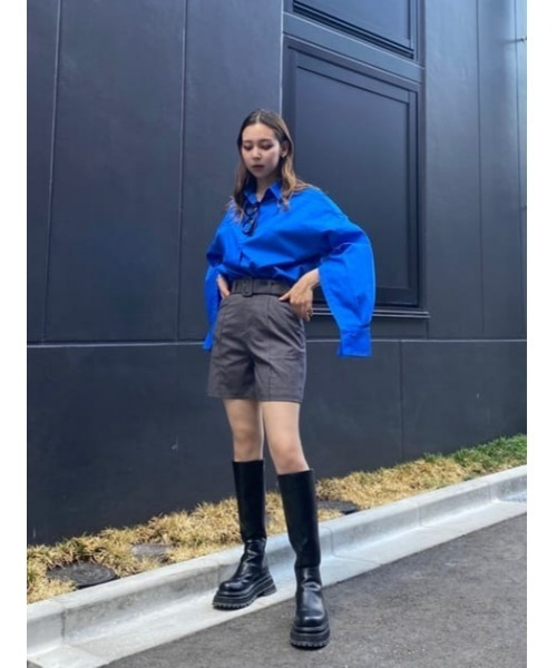 SLY（スライ）の「LOOSE OVER ARMSLIT SH ルーズ オーバー アームスリット シャツ（シャツ/ブラウス・レディース・ホワイト/ブルー/ピンク系その他/グレー系その他2・FREE）」の12枚目の写真