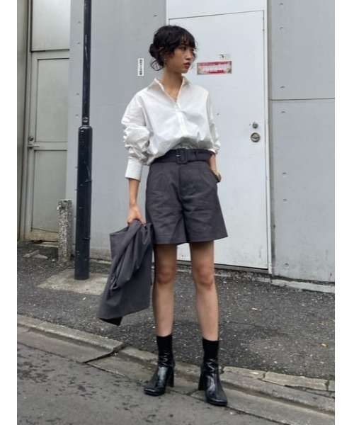 SLY（スライ）の「LOOSE OVER ARMSLIT SH ルーズ オーバー アームスリット シャツ（シャツ/ブラウス・レディース・ホワイト/ブルー/ピンク系その他/グレー系その他2・FREE）」の14枚目の写真