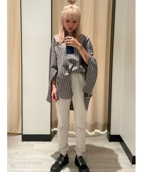 SLY（スライ）の「LOOSE OVER ARMSLIT SH ルーズ オーバー アームスリット シャツ（シャツ/ブラウス・レディース・ホワイト/ブルー/ピンク系その他/グレー系その他2・FREE）」の8枚目の写真