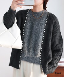 パールニットカーディガン