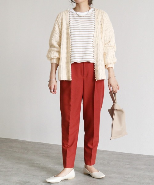 reca(レカ)の「パールニットカーディガン(カーディガン/ボレロ・レディース・チャコールグレー/パープル/アイボリー・FREE)」の6枚目の写真