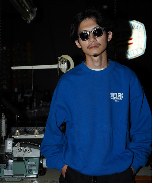 schott(ショット)の「【WEB LIMITED】Schott/ショット/CREW SWEAT CIRCLE LOGO/クルーネックスウェット サークルロゴ(スウェット・メンズ・ブラック/ダークグリーン/ブルー/オートミール・MEDIUM/LARGE/X-LARGE/XX-LARGE)」の20枚目の写真