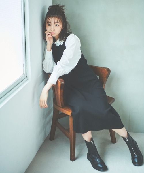 FREE'S MART(フリーズマート)の「◇センタージップブーツ(ブーツ・レディース・ブラック/ホワイト・MEDIUM/LARGE)」の12枚目の写真