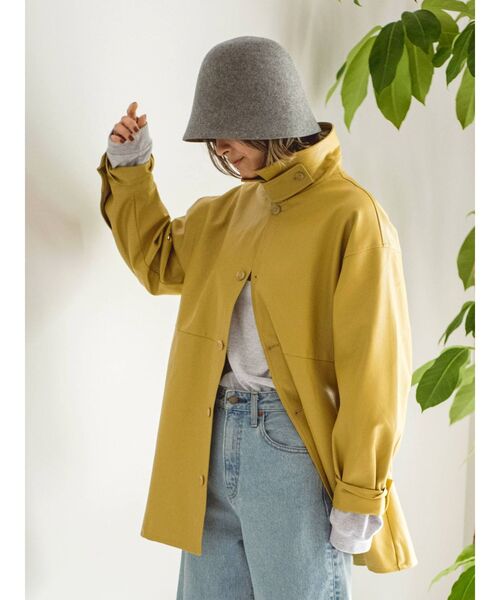 Ungrid（アングリッド）の「フェイクレザーブルゾン（ブルゾン・レディース・イエロー/ブラウン・FREE）」の21枚目の写真