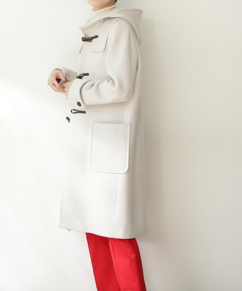 N.（N. Natural Beauty Basic）（エヌエヌナチュラルビューティーベーシック）の「【横田ひかるさん着用】【S Size Line】◆メルトンダッフルコート（ダッフルコート・レディース・ブラック/ネイビー/オレンジ/ナチュラル・SMALL/MEDIUM）」の20枚目の写真