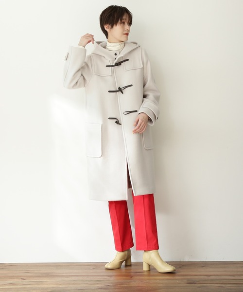 N.（N. Natural Beauty Basic）（エヌエヌナチュラルビューティーベーシック）の「【横田ひかるさん着用】【S Size Line】◆メルトンダッフルコート（ダッフルコート・レディース・ブラック/ネイビー/オレンジ/ナチュラル・SMALL/MEDIUM）」の11枚目の写真