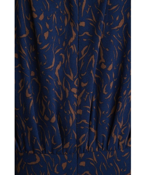 STYLEMIXER(スタイルミキサー)の「ペイントパターンギャザーワンピース(ワンピース・レディース・ネイビー/ライトベージュ・SMALL/MEDIUM)」の21枚目の写真
