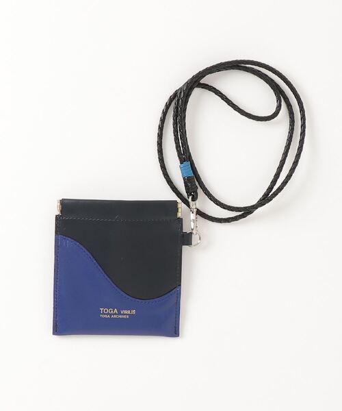 TOGA VIRILIS（トーガ ビリリース）の「TOGA VIRILIS NECK STRAP LEATHER COIN CASE（コインケース・メンズ・ブルー・FREE）」の7枚目の写真