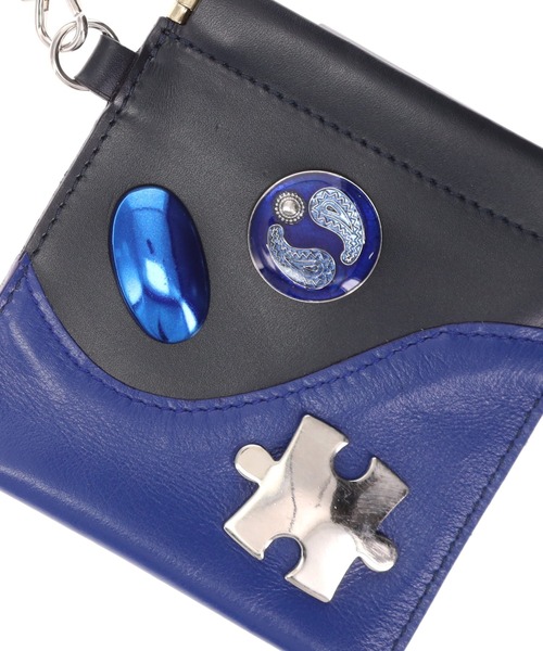 TOGA VIRILIS（トーガ ビリリース）の「TOGA VIRILIS NECK STRAP LEATHER COIN CASE（コインケース・メンズ・ブルー・FREE）」の6枚目の写真