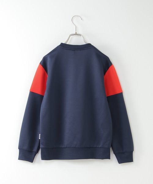FILA(フィラ)の「【キッズ】FILA フィラ ダンボールトレーナー(130~160cm)(スウェット・キッズ・チャコールグレー/ネイビー・130/140/150/160)」の8枚目の写真