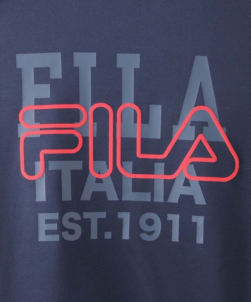 FILA(フィラ)の「【キッズ】FILA フィラ ダンボールトレーナー(130~160cm)(スウェット・キッズ・チャコールグレー/ネイビー・130/140/150/160)」の4枚目の写真