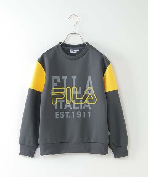 FILA(フィラ)の「【キッズ】FILA フィラ ダンボールトレーナー(130~160cm)(スウェット・キッズ・チャコールグレー/ネイビー・130/140/150/160)」の12枚目の写真