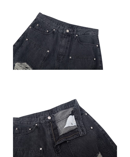 OY（オーワイ）の「『OY/オーワイ』DESTROYED PANEL PANTS/クラッシュ 