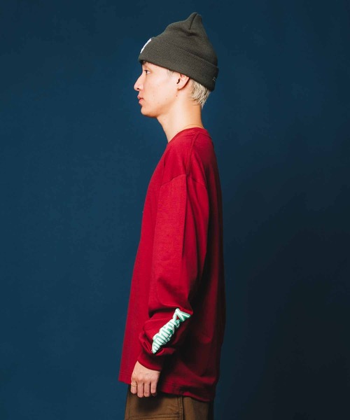 XLARGE（エクストララージ）の「TAGGER GORILLA L/S TEE（Tシャツ/カットソー・メンズ・ブラック/ホワイト/バーガンディー・S/XL/L/M）」の8枚目の写真