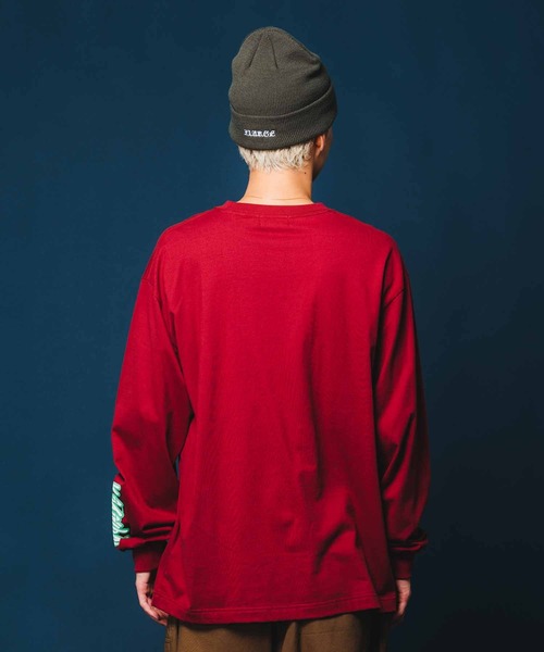 XLARGE（エクストララージ）の「TAGGER GORILLA L/S TEE（Tシャツ/カットソー・メンズ・ブラック/ホワイト/バーガンディー・S/XL/L/M）」の9枚目の写真