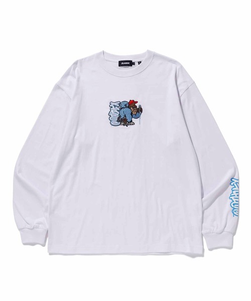 XLARGE（エクストララージ）の「TAGGER GORILLA L/S TEE（Tシャツ/カットソー・メンズ・ブラック/ホワイト/バーガンディー・S/XL/L/M）」の14枚目の写真