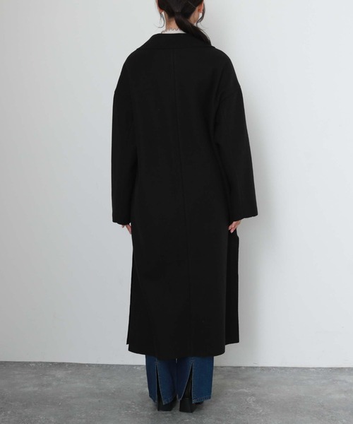 archives（アルシーヴ）の「ニードルパンチチェスターコート（チェスターコート・レディース・グリーン/グレイッシュベージュ/ブラック/アイボリー・MEDIUM）」の12枚目の写真