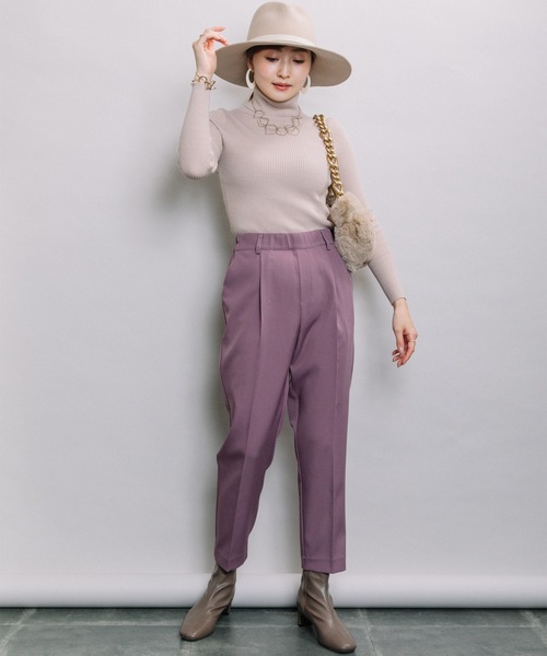 ELVENCE DEUX(エルベンスドゥ)の「ハッスイベネテーパードP(その他パンツ・レディース・ブラック/ピンク/ベージュ・SMALL/MEDIUM/X-SMALL/LARGE)」の12枚目の写真