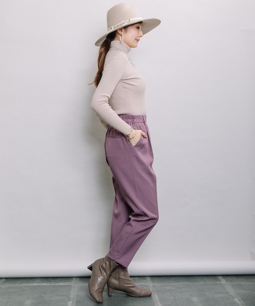 ELVENCE DEUX(エルベンスドゥ)の「ハッスイベネテーパードP(その他パンツ・レディース・ブラック/ピンク/ベージュ・SMALL/MEDIUM/X-SMALL/LARGE)」の13枚目の写真