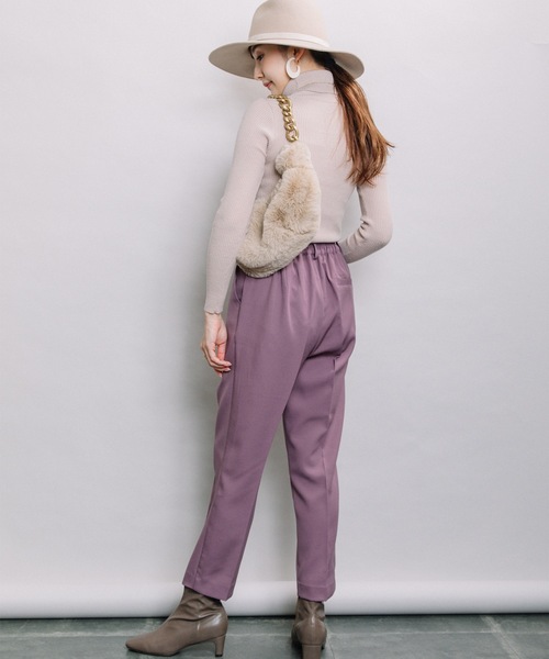 ELVENCE DEUX(エルベンスドゥ)の「ハッスイベネテーパードP(その他パンツ・レディース・ブラック/ピンク/ベージュ・SMALL/MEDIUM/X-SMALL/LARGE)」の14枚目の写真