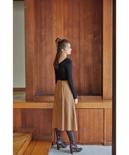 ACYM（アシーム）の「Compact short ロンT（Tシャツ/カットソー・レディース・ホワイト/ブラック・FREE）」の15枚目の写真