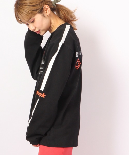 FLASH PACKER(フラッシュパッカー)の「FLASH PACKER USコットン ヘビーオンス 長袖Tシャツ(Tシャツ/カットソー・メンズ・ブラック/ホワイト/ベージュ・XL/M/L)」の9枚目の写真