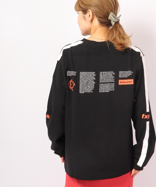 FLASH PACKER(フラッシュパッカー)の「FLASH PACKER USコットン ヘビーオンス 長袖Tシャツ(Tシャツ/カットソー・メンズ・ブラック/ホワイト/ベージュ・XL/M/L)」の10枚目の写真