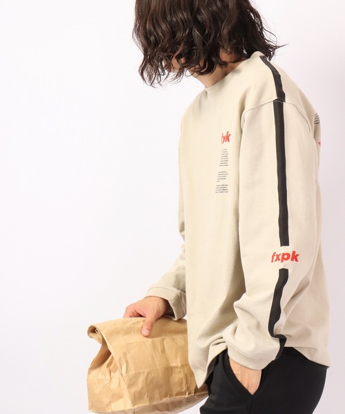 FLASH PACKER(フラッシュパッカー)の「FLASH PACKER USコットン ヘビーオンス 長袖Tシャツ(Tシャツ/カットソー・メンズ・ブラック/ホワイト/ベージュ・XL/M/L)」の18枚目の写真