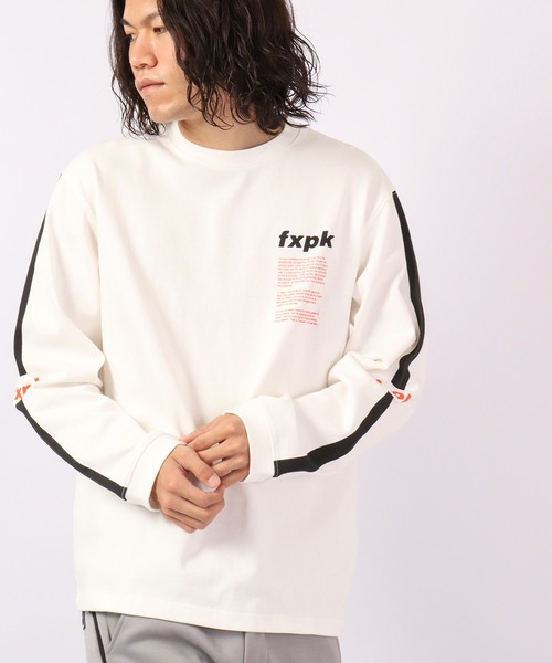 FLASH PACKER(フラッシュパッカー)の「FLASH PACKER USコットン ヘビーオンス 長袖Tシャツ(Tシャツ/カットソー・メンズ・ブラック/ホワイト/ベージュ・XL/M/L)」の4枚目の写真