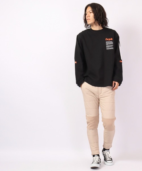 FLASH PACKER(フラッシュパッカー)の「FLASH PACKER USコットン ヘビーオンス 長袖Tシャツ(Tシャツ/カットソー・メンズ・ブラック/ホワイト/ベージュ・XL/M/L)」の15枚目の写真