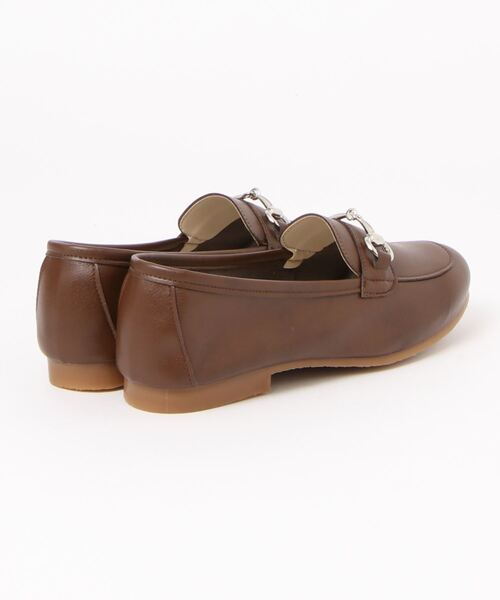 Balancoire（ブランコアール）の「Made in Japanやわらか人工皮革ビットローファー（ローファー・レディース・ブラウン/ブラック/シルバー・22.5cm/23.0cm/24.5cm/24.0cm/23.5cm）」の4枚目の写真