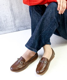 Made in Japanやわらか人工皮革ビットローファー