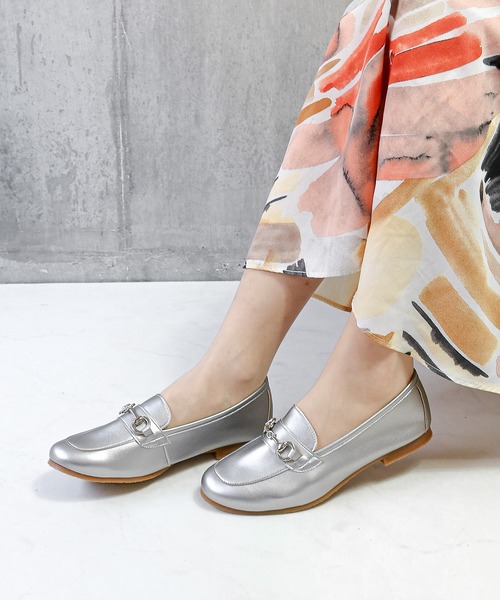 Balancoire（ブランコアール）の「Made in Japanやわらか人工皮革ビットローファー（ローファー・レディース・ブラウン/ブラック/シルバー・22.5cm/23.0cm/24.5cm/24.0cm/23.5cm）」の9枚目の写真