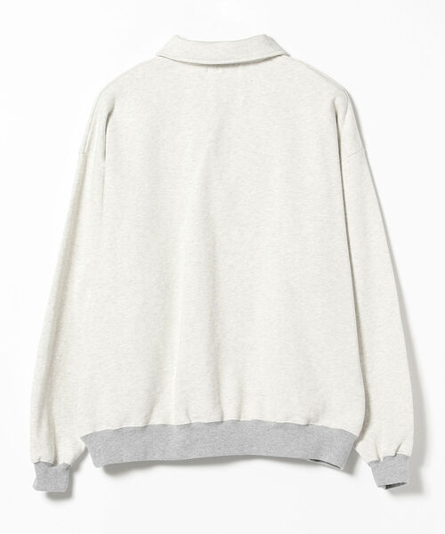 BEAMS T（ビームスティー）の「BEAMS T / HALF ZIP TWO TONE SWEAT（スウェット・メンズ・ブラウン/ライトグレー・SMALL/LARGE/MEDIUM/X-LARGE）」の11枚目の写真