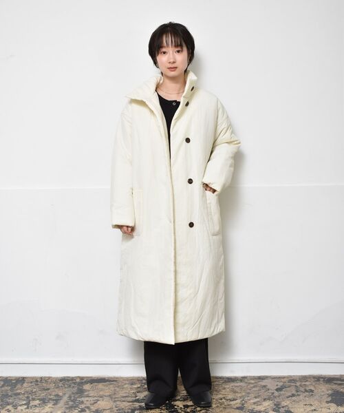 RETRO GIRL（レトロガール）の「中綿ロングコート（その他アウター・レディース・ブラック/ナチュラル/グリーン・FREE）」の8枚目の写真